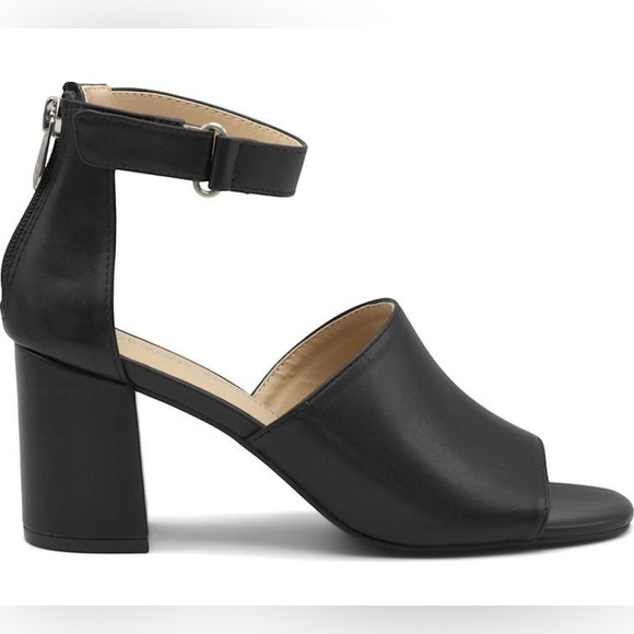 Adrienne Vittadini Andreo Ankle Strap Sandal Block Heel - size 7.5 - black - NWT - Picture 3 of 4